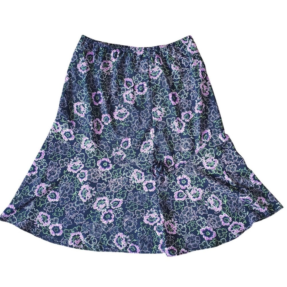 Vintage Sag Harbor Floral Midi Skirt‎ Size 12 Fairy Grunge Y2K Boho Cottagecore
